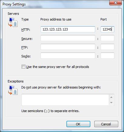 IE Proxy