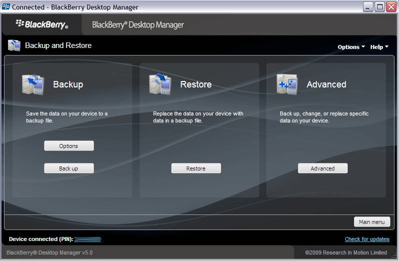 about blackberry desktop manager about blackberry desktop manager