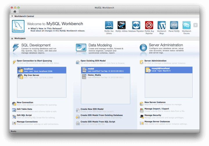 MySQL Workbench model