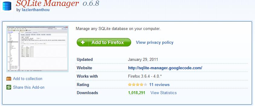 SQLite-Manager